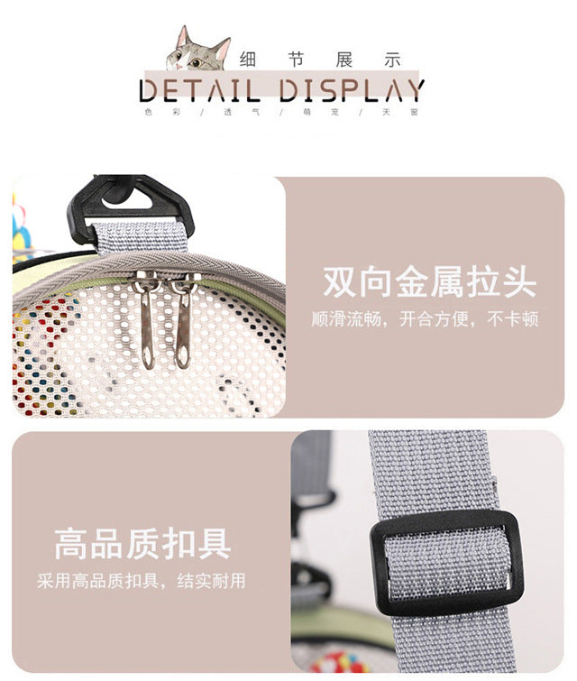 Portable Cat Bag for Outings, Portable Cross-Body Large-Capacity Bag for Cats, Ventilated, Breathable, Anti-Stress Dog Extra Large Pet Bag