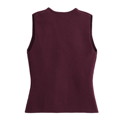 Foreign trade cross-border supply wholesale knitted vest fashion leisure cross-border supply cross-border supply wholesale new