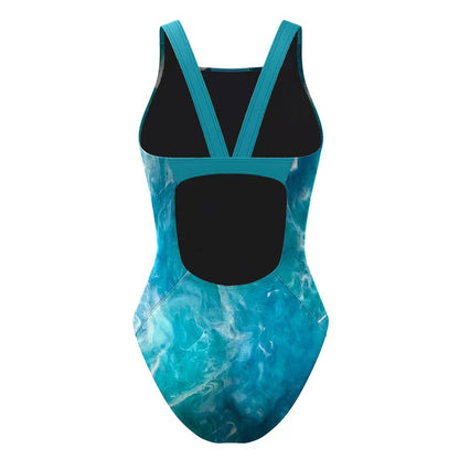 2025 new European and American one-piece bikini cross-border digital printed swimsuit AliExpress tight racing swimsuit for women