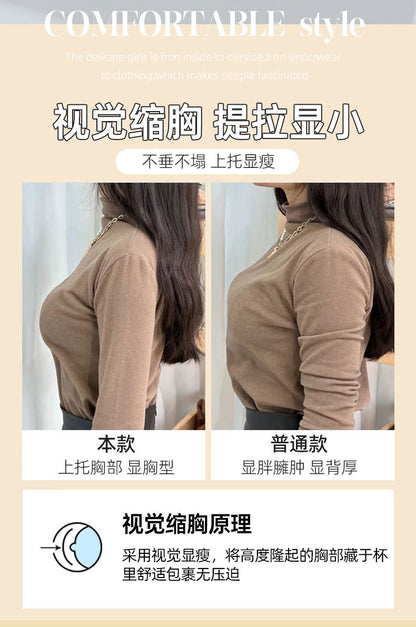 Ultra-thin Large Chest Shiny Red Underwear Women's Sexy Anti-sagging Paramilis Benmingnian Wedding Bride Bra