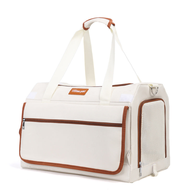 Portable Cat Bag for Outings, Portable Cross-Body Large-Capacity Bag for Cats, Ventilated, Breathable, Anti-Stress Dog Extra Large Pet Bag