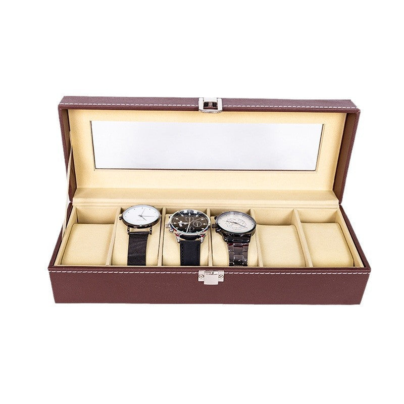 Ready-Made Watch and Glasses Boxes, High-End Leather Jewelry Boxes, Jewelry Boxes, Watch Storage Boxes, Watch Wholesale Factory