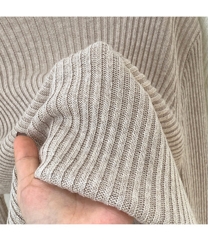 2024 Half-high Collar Western-style High-end Knitted Base Shirt Women's Autumn and Winter Unique and Beautiful Inner Slim-fit Small Top