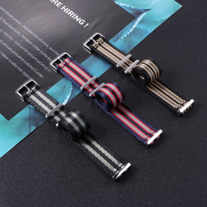 in stock NATO One Nylon Watch Strap for Omega Seahorse Speedmaster Canvas Watch Strap 20mm
