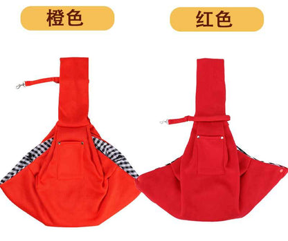 in stock new polyester pet diagonal bag with pocket capacity of 15kg inside out diagonal dog cat bag