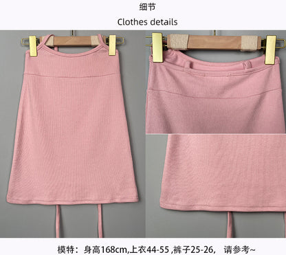 South Korea Dongdaemun New Shine Figure ~ Sexy Feminine Neck Bag Hip Outer Strap Skirt Korean Style