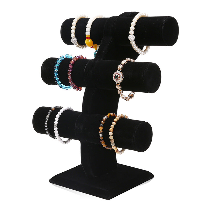 Three-layer Bracelet Rack Jewelry Rack Storage Hair Band Bracelet Bracelet Jewelry Rack Watch Shelf Jewelry Display Props