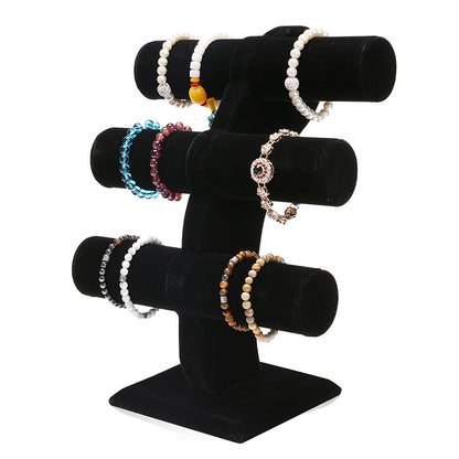 Three-layer Bracelet Rack Jewelry Rack Storage Hair Band Bracelet Bracelet Jewelry Rack Watch Shelf Jewelry Display Props