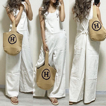 In-Stock Japanese and Korean Style Fashionable Backless Slimming Overalls 2026 Summer New Patchwork High-Waisted Sleeveless Jumpsuit for Women