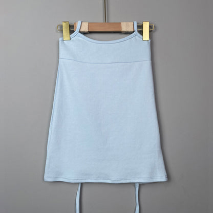 South Korea Dongdaemun New Shine Figure ~ Sexy Feminine Neck Bag Hip Outer Strap Skirt Korean Style