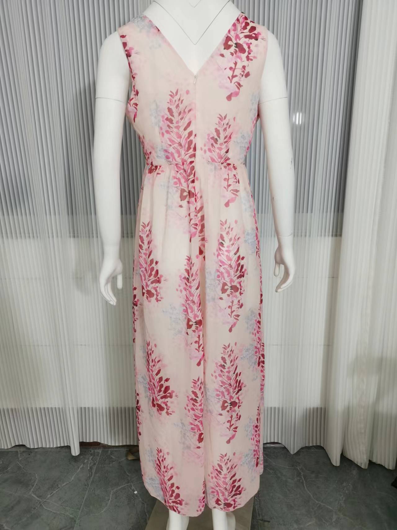 Dress Summer 2023 New Independent Station Wish Amazon Chiffon Print Strap Skirt Foreign Trade Women's Skirt