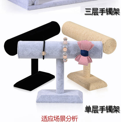 Three-layer Bracelet Rack Jewelry Rack Storage Hair Band Bracelet Bracelet Jewelry Rack Watch Shelf Jewelry Display Props
