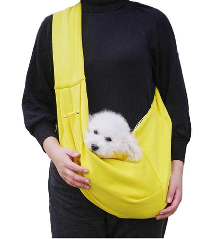 in stock new polyester pet diagonal bag with pocket capacity of 15kg inside out diagonal dog cat bag