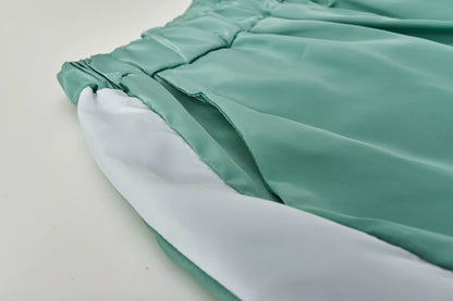 2024 Women's Fashion Color Collision Casual Suit, Splicing Sports Two-piece Set