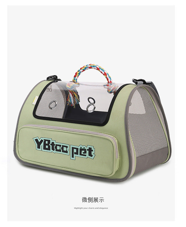 Portable Cat Bag for Outings, Portable Cross-Body Large-Capacity Bag for Cats, Ventilated, Breathable, Anti-Stress Dog Extra Large Pet Bag
