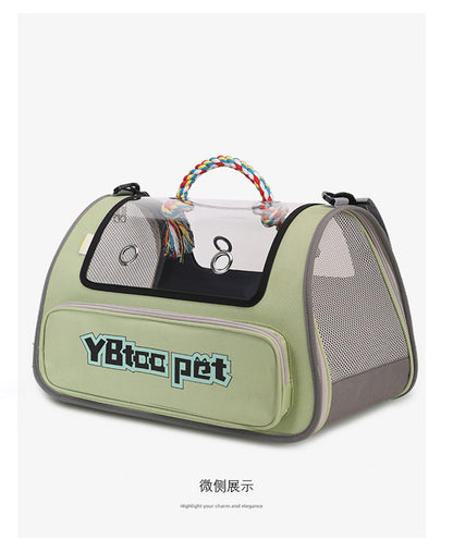 Portable Cat Bag for Outings, Portable Cross-Body Large-Capacity Bag for Cats, Ventilated, Breathable, Anti-Stress Dog Extra Large Pet Bag