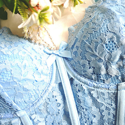 Amazon Sexy Hollow-Out Bra European and American Style Lace See-Through New Hot Girl Camisole Top Summer Top for Women