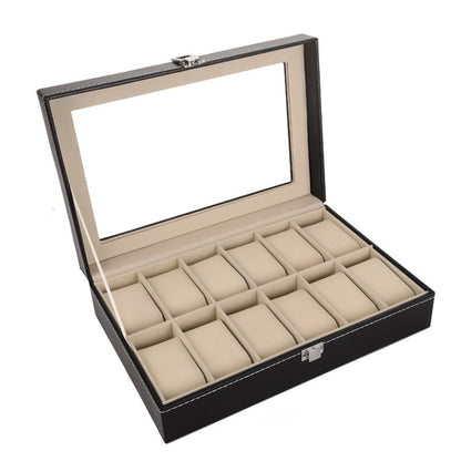 Ready-Made Watch and Glasses Boxes, High-End Leather Jewelry Boxes, Jewelry Boxes, Watch Storage Boxes, Watch Wholesale Factory