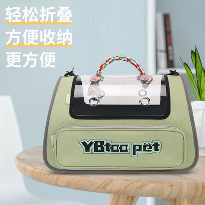 Portable Cat Bag for Outings, Portable Cross-Body Large-Capacity Bag for Cats, Ventilated, Breathable, Anti-Stress Dog Extra Large Pet Bag