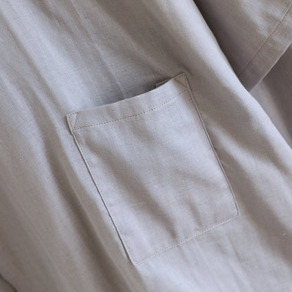 Kimono Robes Pajamas Set for Spring Autumn and Summer Thin Men's Cotton Loose Fit Large Size Half Sleeve Sleepwear Set