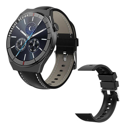 Huaqiangbei Gt3/8/C4P Porsche-Style Smart Sports Watch with Heart Rate and Blood Pressure Monitoring, Nfc, Bluetooth Calling
