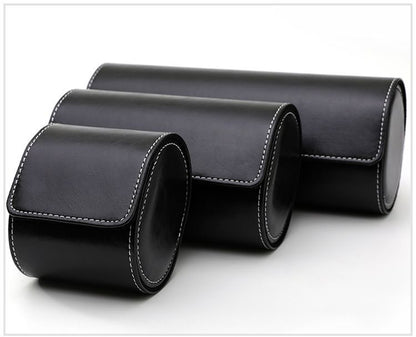 2025 Cross-Border Portable 1-Digit 2-Digit 3-Digit Watch Box Pu Leather Watch Storage Box Packaging Box Wholesale