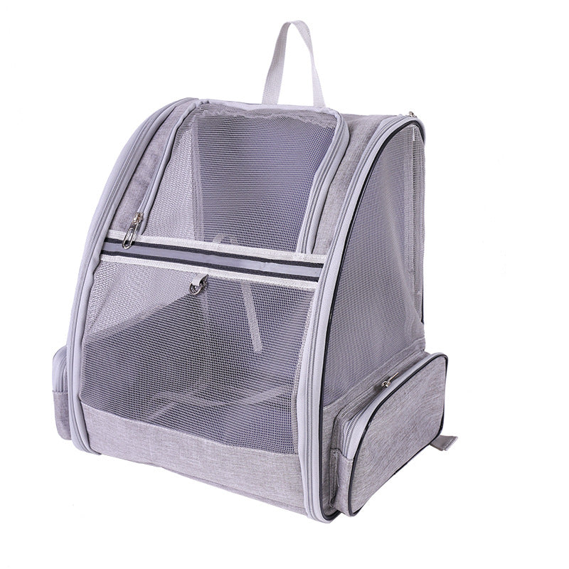 Cat Carrier for Spring and Summer, Large Capacity Pet Carrier for Carrying on the Back, Portable Handbag, Foldable Dog Carrier, Breathable for Dogs
