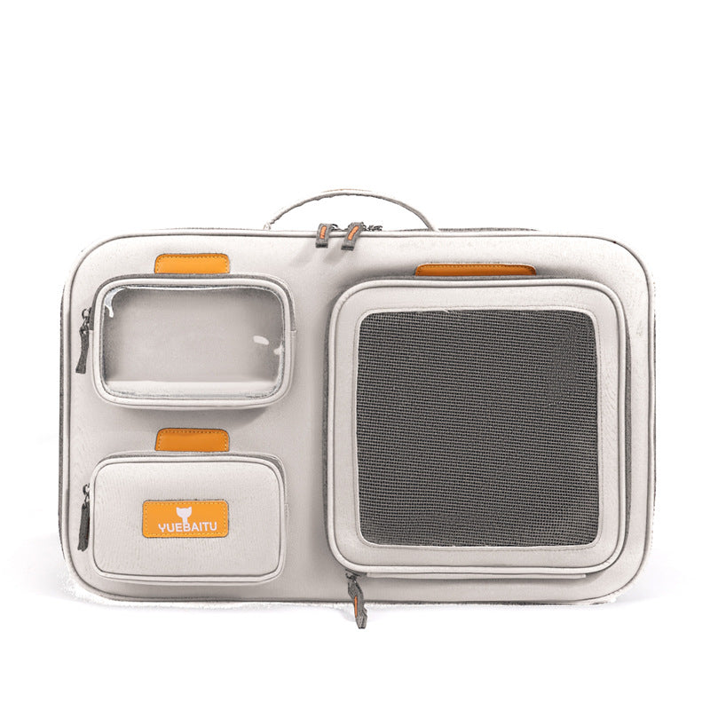 Portable Cat Bag for Outings, Portable Cross-Body Large-Capacity Bag for Cats, Ventilated, Breathable, Anti-Stress Dog Extra Large Pet Bag