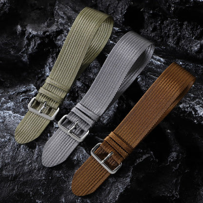 New thin NATO nylon strap fits Huawei Seiko No.5 water ghost a canvas watch strap 20/22mm