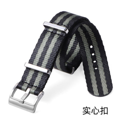 in stock NATO One Nylon Watch Strap for Omega Seahorse Speedmaster Canvas Watch Strap 20mm