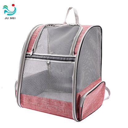 Cat Carrier for Spring and Summer, Large Capacity Pet Carrier for Carrying on the Back, Portable Handbag, Foldable Dog Carrier, Breathable for Dogs