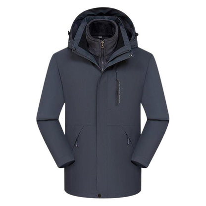 Removable Waterproof Super Fleece Jacket Outdoor Cold-proof Jacket Work Clothes Printing LOGO Group Clothes Embroidery