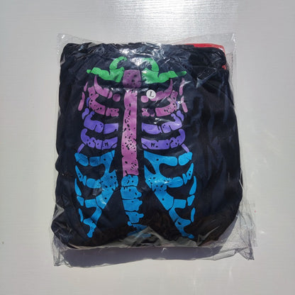 Halloween Horror Colorful Skeleton Costume Cosplay Masquerade Children Adult Men's and Women's Supplies Costume