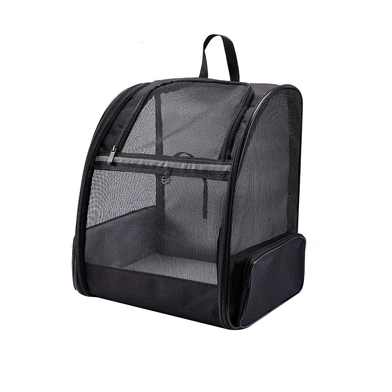 Cat Carrier for Spring and Summer, Large Capacity Pet Carrier for Carrying on the Back, Portable Handbag, Foldable Dog Carrier, Breathable for Dogs