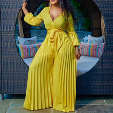 C8593 Cross-border Women's 2024 New Shoulder Collar Ruffled Sexy High Waist Solid Color African jumpsuit