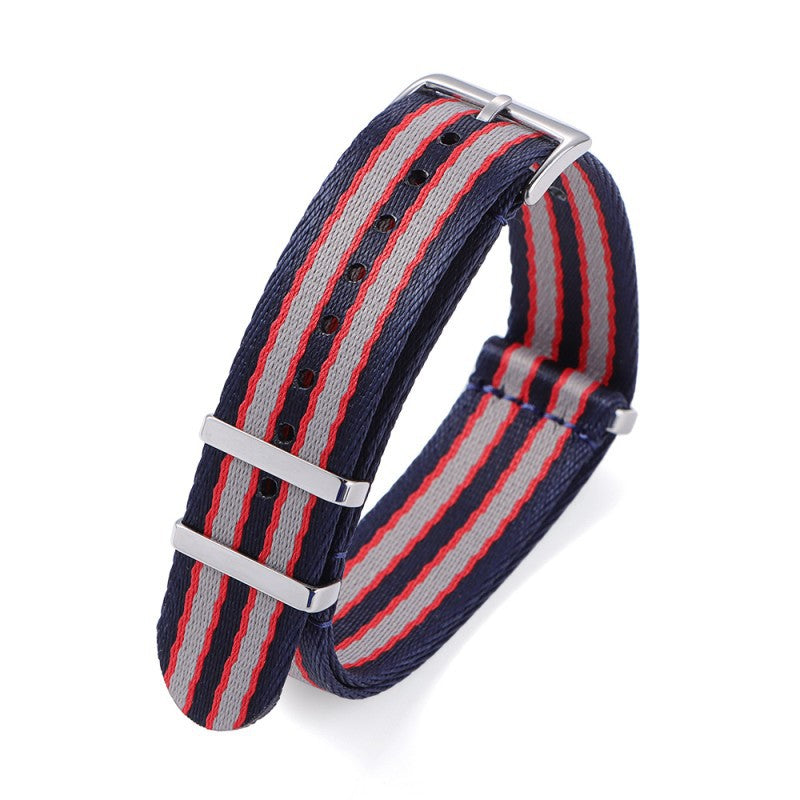 in stock NATO One Nylon Watch Strap for Omega Seahorse Speedmaster Canvas Watch Strap 20mm