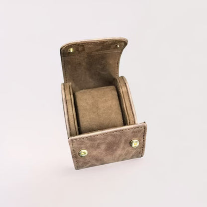 Retro Crazy Horse Pattern Genuine Leather Texture Pu Leather Watch Storage Box 1 2 3 Watch Positions Watch Box Gift Box