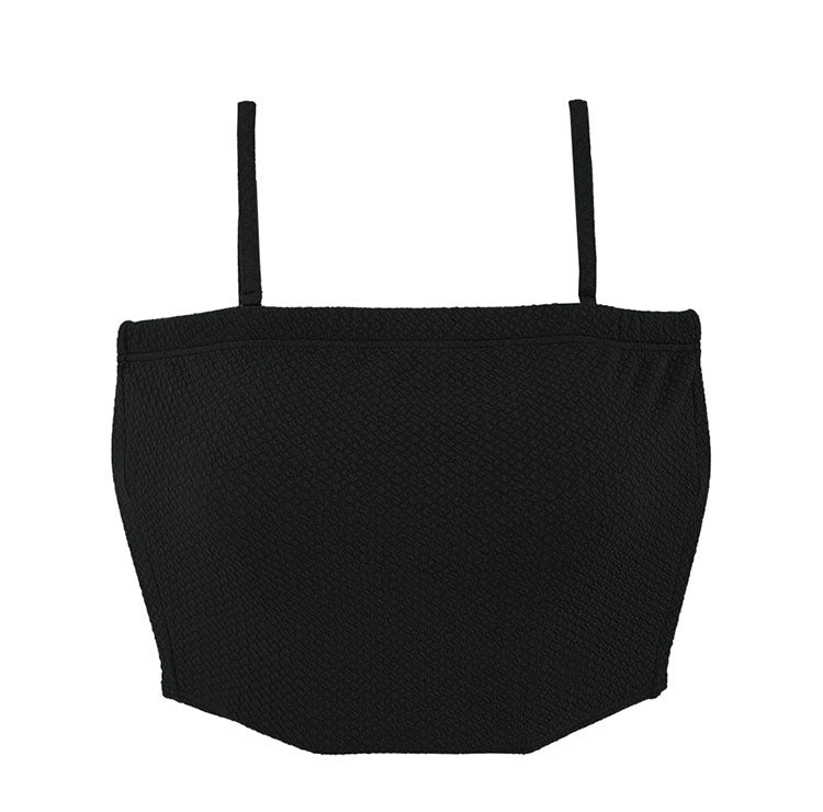 High-end Strapless Split Bikini Swimsuit Women's Sexy Small Chest Swimsuit 2025 New Hot Spring