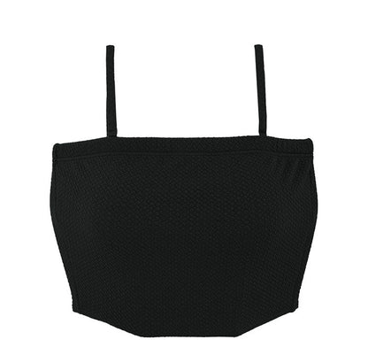High-end Strapless Split Bikini Swimsuit Women's Sexy Small Chest Swimsuit 2025 New Hot Spring