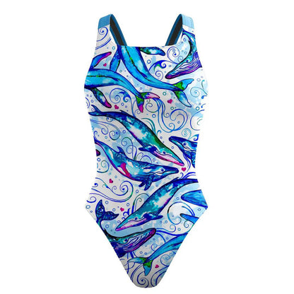 2025 new European and American one-piece bikini cross-border digital printed swimsuit AliExpress tight racing swimsuit for women