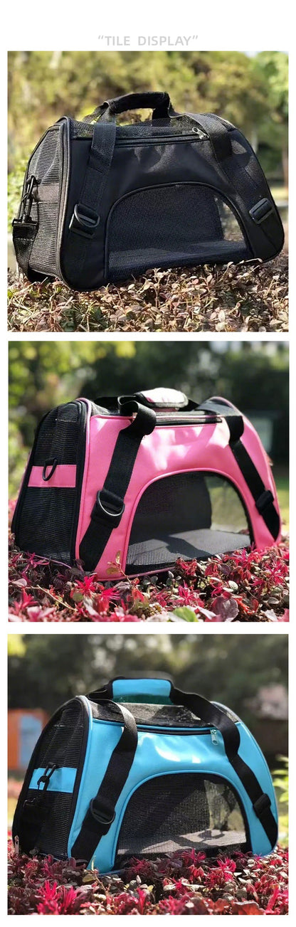 Cat Bag Pet Bag Dog Going Out Portable Portable Pack Exas-large Breathable Bag Backpack with Cage Travel Box