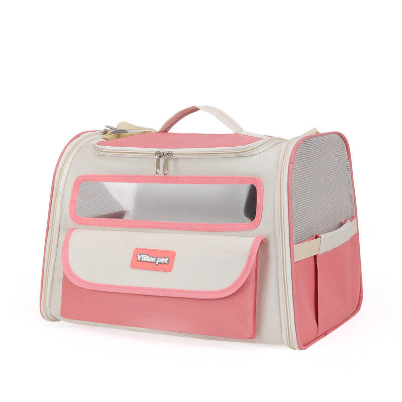 Portable Cat Bag for Outings, Portable Cross-Body Large-Capacity Bag for Cats, Ventilated, Breathable, Anti-Stress Dog Extra Large Pet Bag
