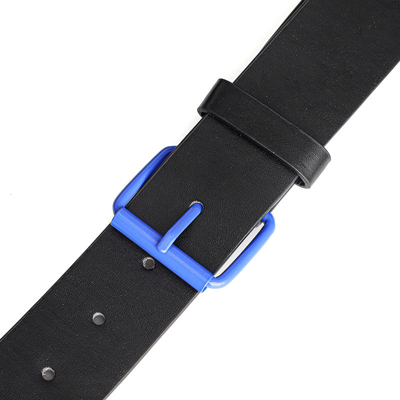 1Pc Fashionable Unisex Rivet Belt Punk HipHop Rock Y2K Style Dopamine Color Handsome Street Casual Daily Wear Belt,For Men Women