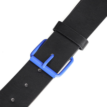 1Pc Fashionable Unisex Rivet Belt Punk HipHop Rock Y2K Style Dopamine Color Handsome Street Casual Daily Wear Belt,For Men Women