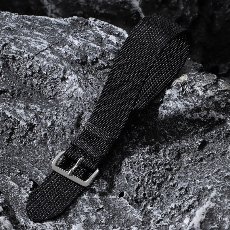 New thin NATO nylon strap fits Huawei Seiko No.5 water ghost a canvas watch strap 20/22mm