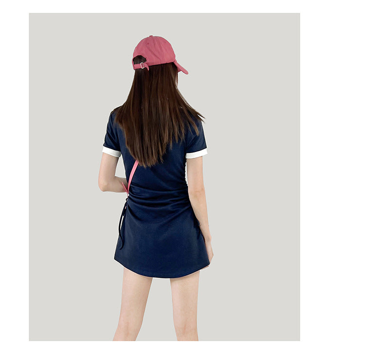 2025 New Swimsuit Women's Separates Two-Piece Boxer Briefs Conservative Belly Covering Slimming Sports Student Hot Spring Summer Wear
