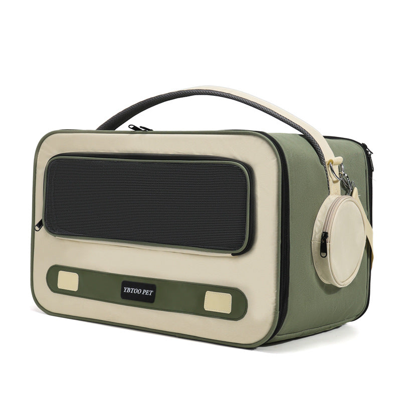 Portable Cat Bag for Outings, Portable Cross-Body Large-Capacity Bag for Cats, Ventilated, Breathable, Anti-Stress Dog Extra Large Pet Bag