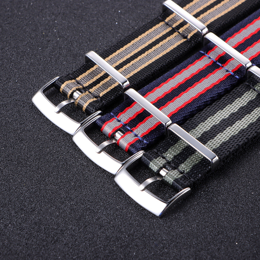 in stock NATO One Nylon Watch Strap for Omega Seahorse Speedmaster Canvas Watch Strap 20mm