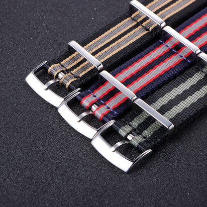 in stock NATO One Nylon Watch Strap for Omega Seahorse Speedmaster Canvas Watch Strap 20mm