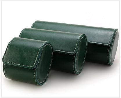 2025 Cross-Border Portable 1-Digit 2-Digit 3-Digit Watch Box Pu Leather Watch Storage Box Packaging Box Wholesale